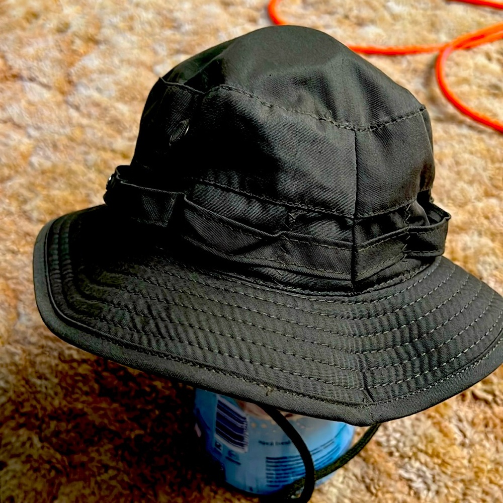 Wild Wild West Boy's Safari Bucket Hat Cotton Blend Green Size S